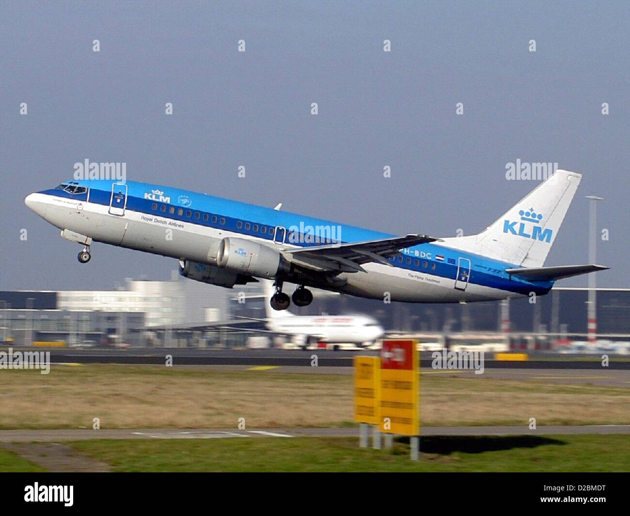 Boeing 737-306 KLM Royal Dutch Airlines PH-BDC Amsterdam Schiphol (AMS - EHAM) Stock Photo