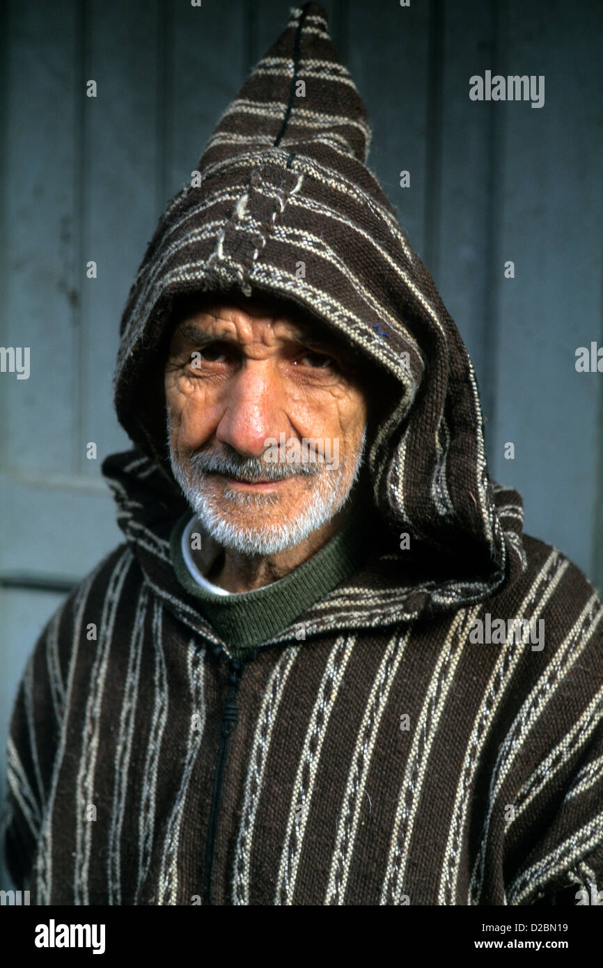 Morocco, Tangiers. Moroccan Man Stock Photo