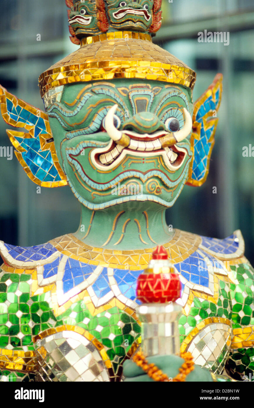 Thailand, Bangkok. Sculpture Stock Photo