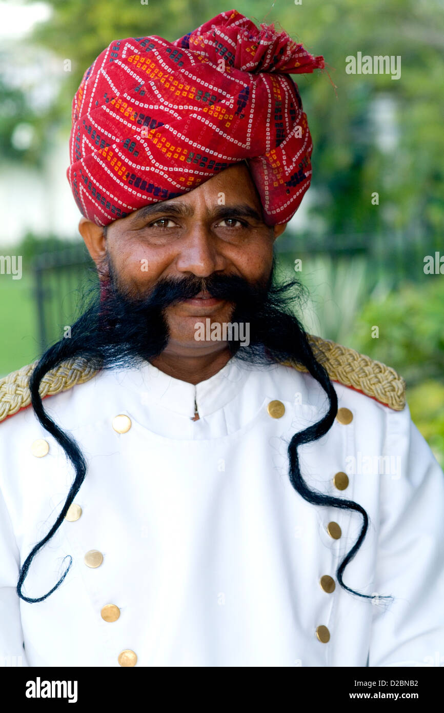 Doorman With Moustache And Smile At Park Plaza Hotel In Jaipur