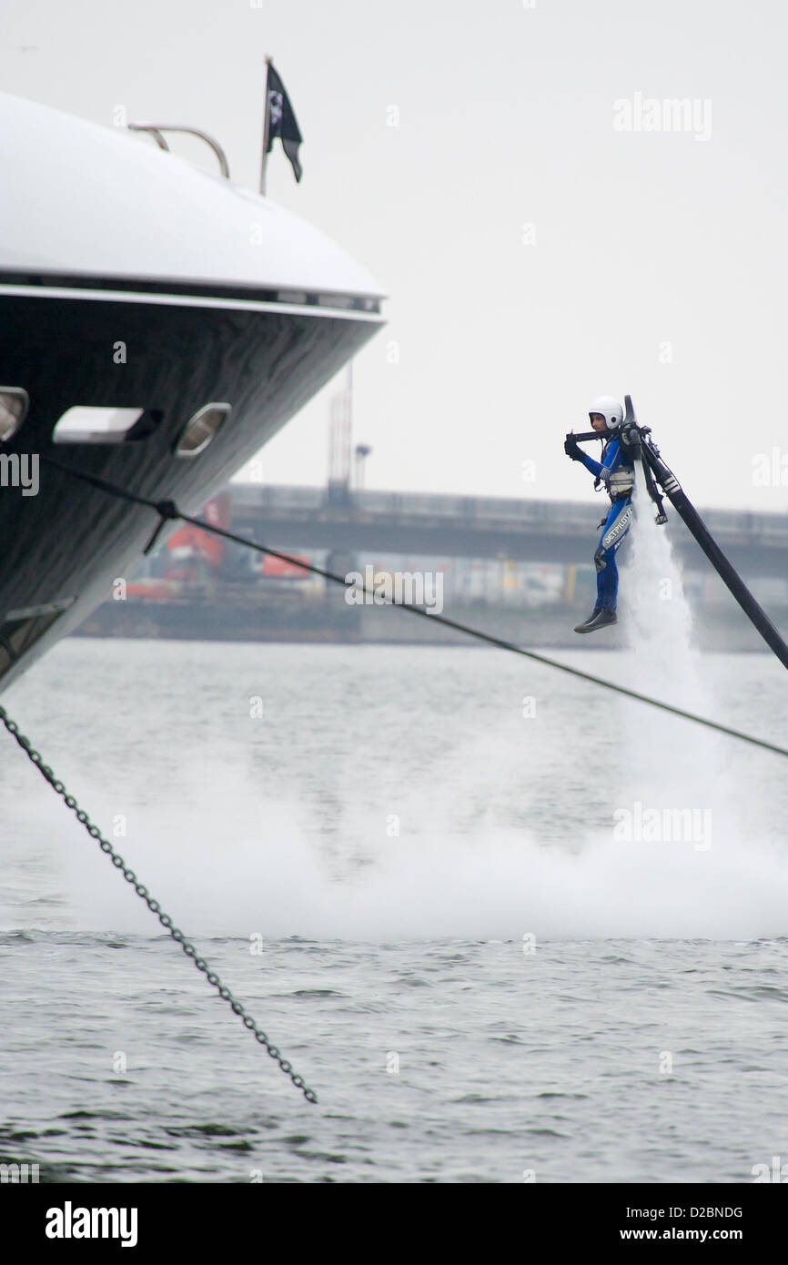 Flying With A Water-Powered Jet Pack 