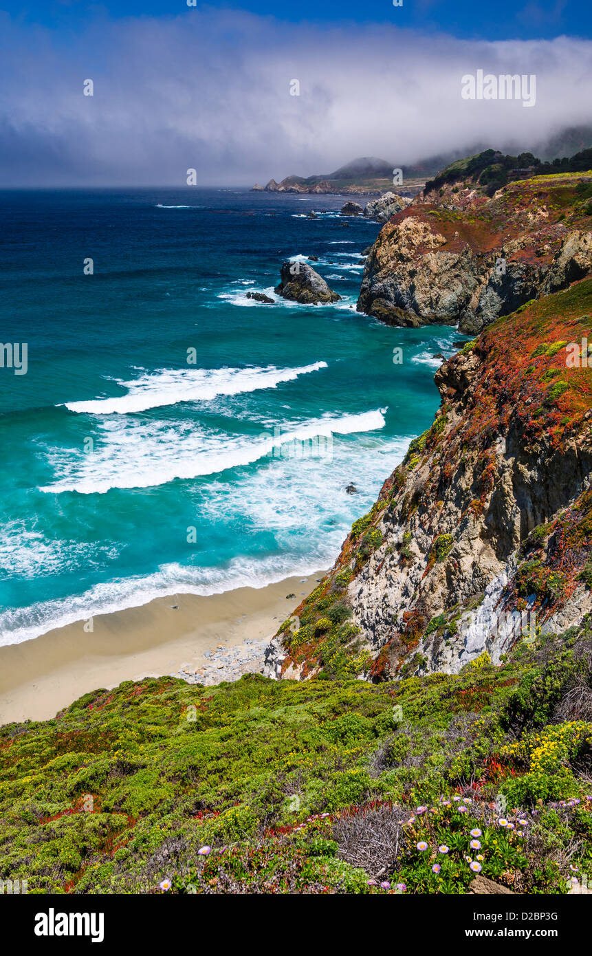 The Big Sur coast at Rocky Point, Big Sur, California USA Stock Photo ...
