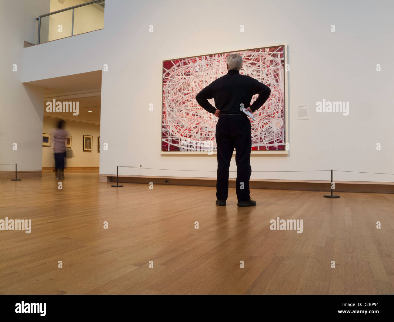 Modern Art Gallery in Levine Court, the Metropolitan Museum of Art, NYC Stock Photo