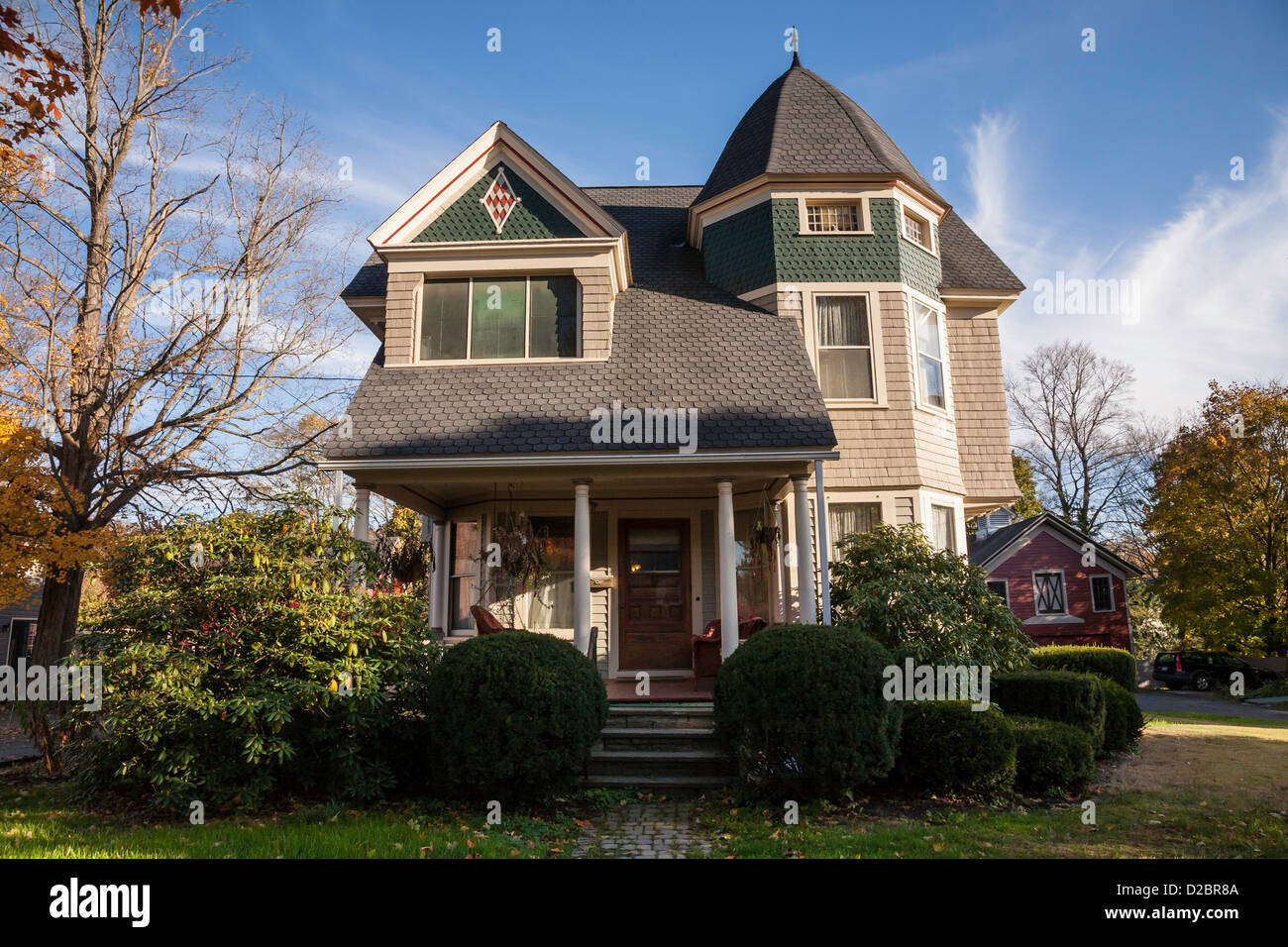 Victorian House, Cooperstown , NY Stock Photo