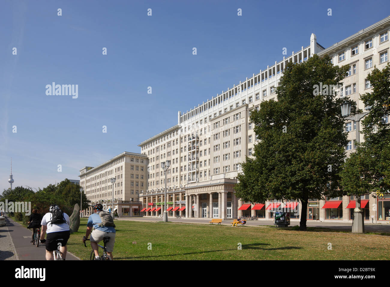 Berlin, Germany, Karl-Marx-Allee in Berlin-Friedrichshain Stock Photo