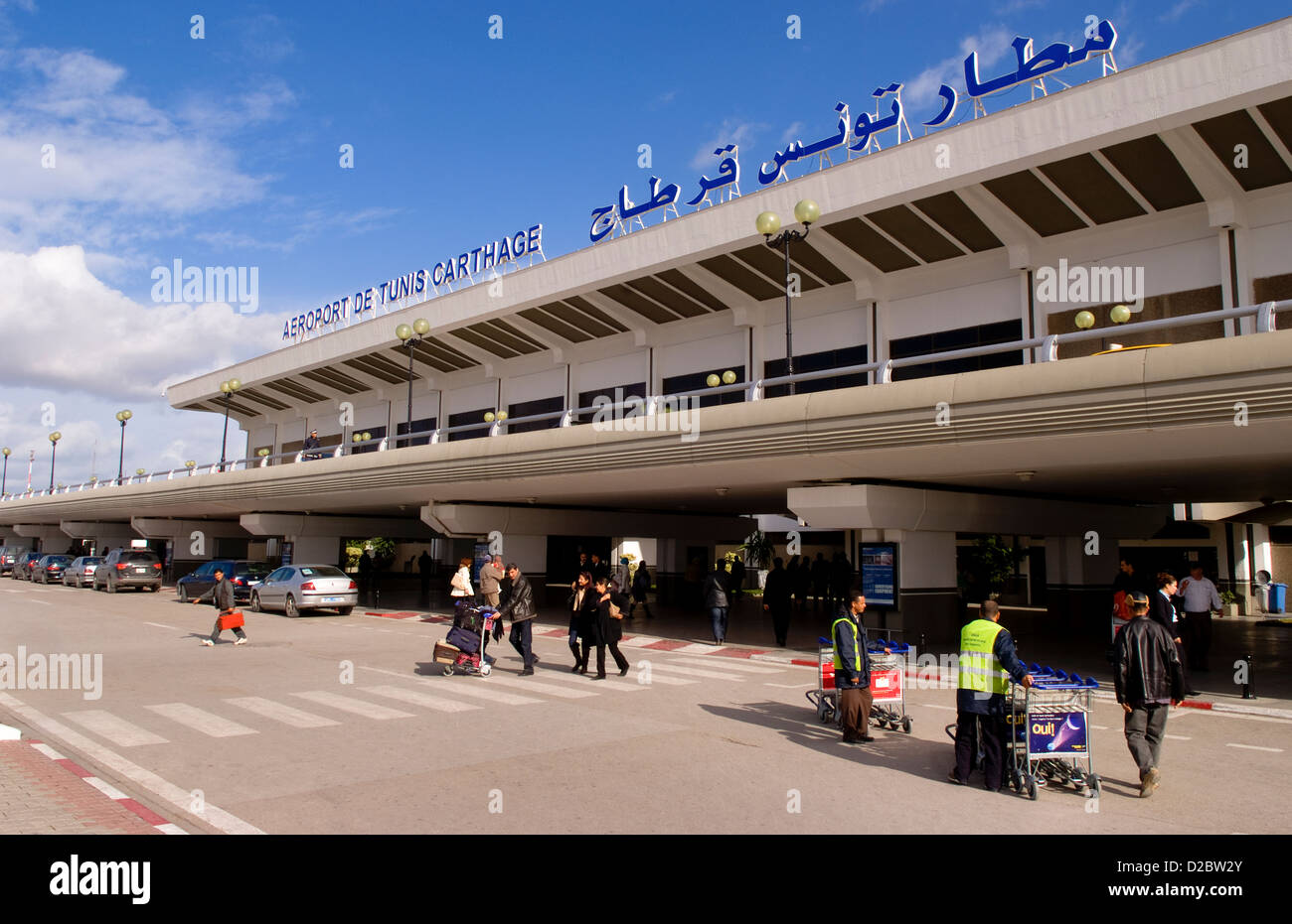 Tunis, Tunisia, Airport Terminal Stock Photo Alamy