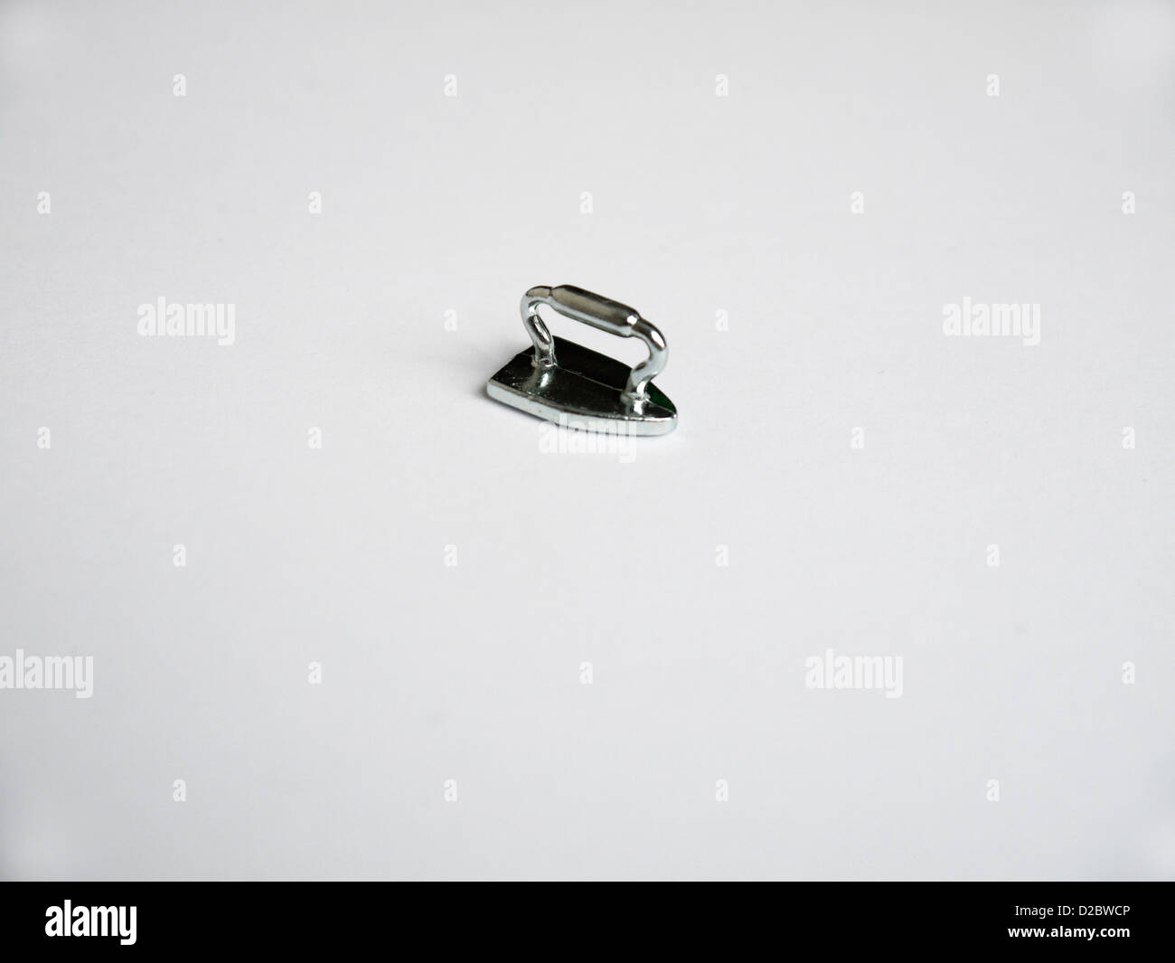 Monopoly Token - Iron Stock Photo