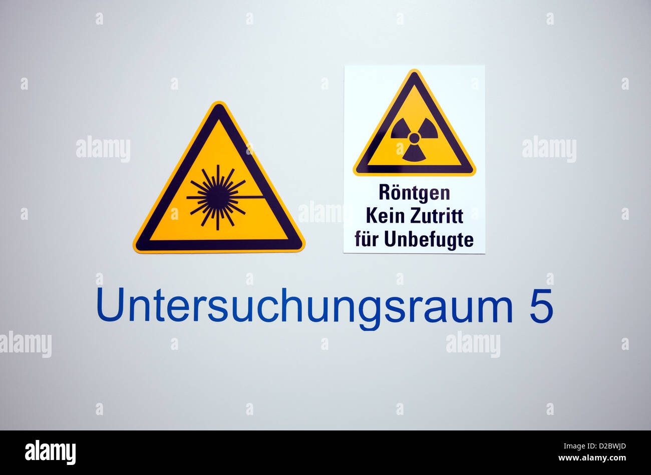 Essen, Germany, hospital, Roentgen examination room 5 Stock Photo