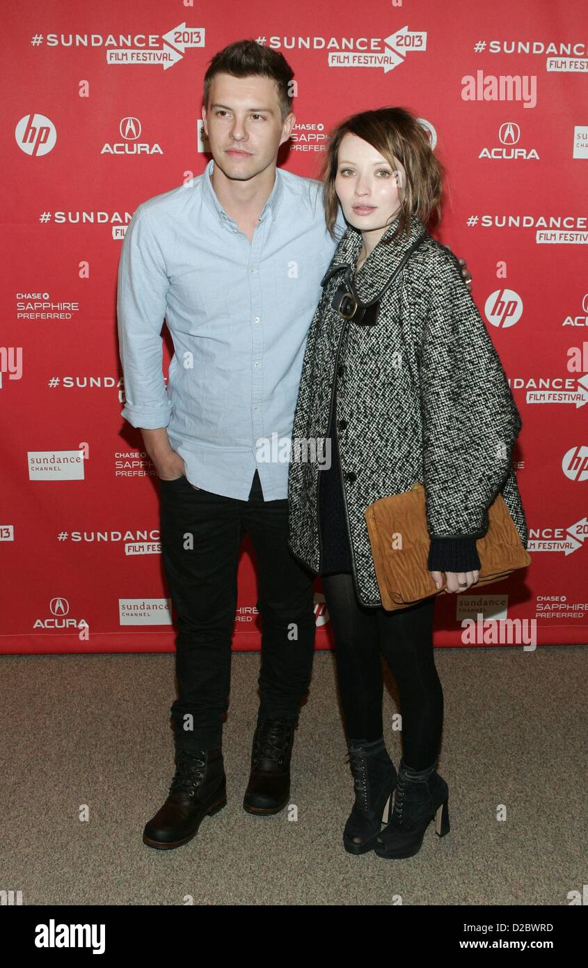 Xavier Samuel Emily Browning At Arrivals For Two Mothers Premiere At 2013 Sundance Film Festival Eccles Theatre Park City Ut January 18 2013 Photo By James Atoa Everett Collection Stock Photo Alamy