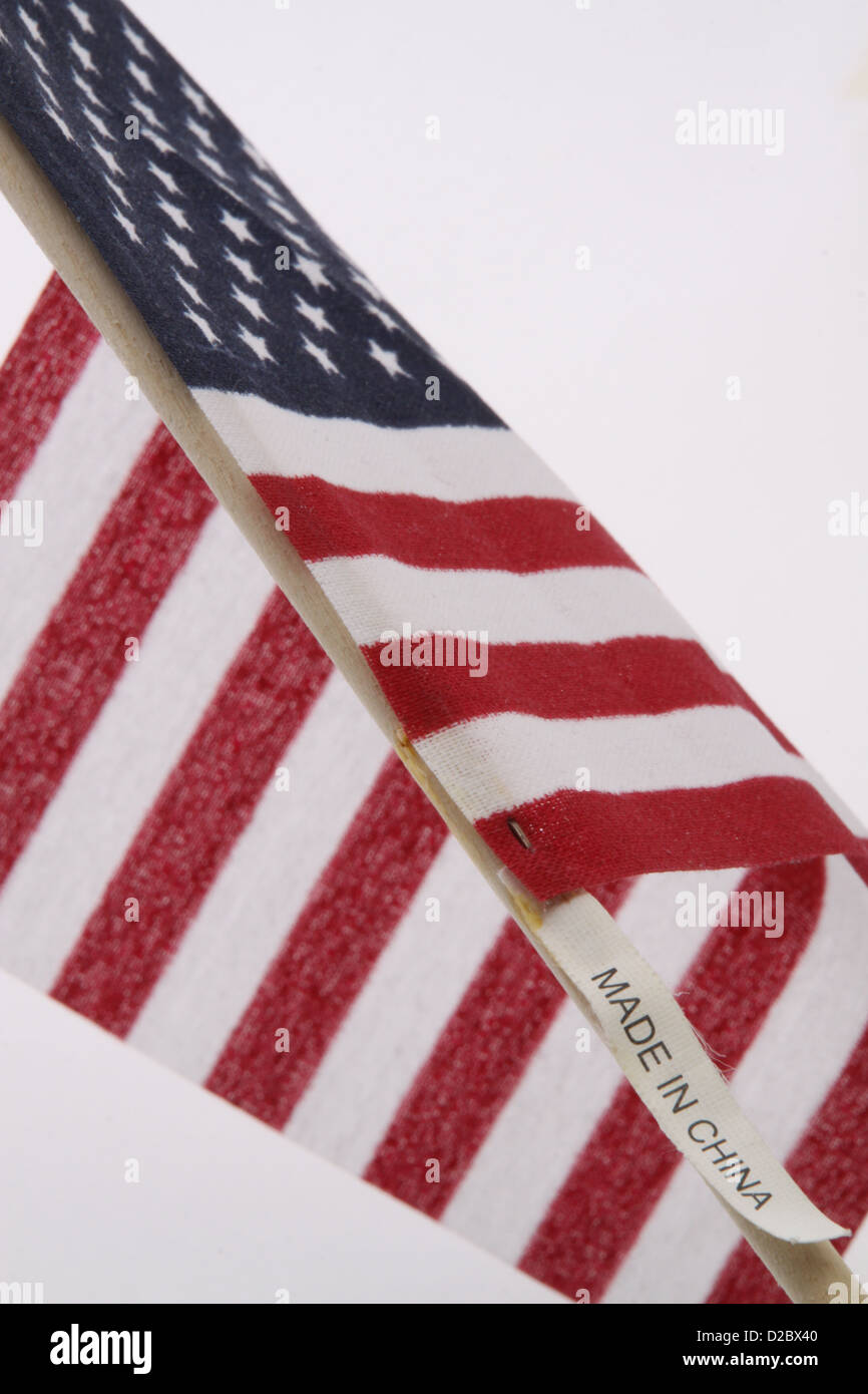 https://c8.alamy.com/comp/D2BX40/american-flag-affixed-with-made-in-china-label-D2BX40.jpg