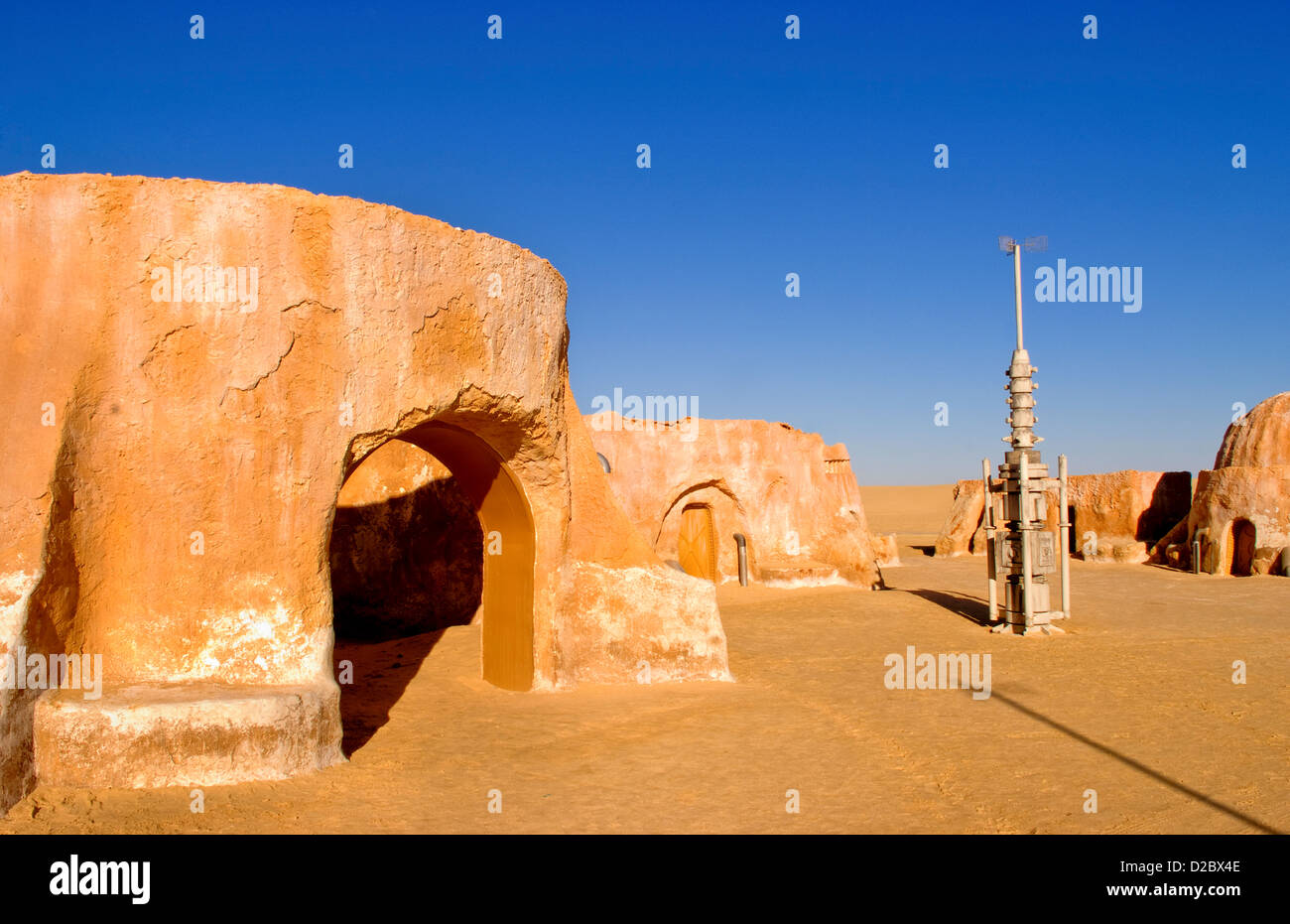 Star Wars Movie Set Near Tozeur, Tunisia Stock Photo