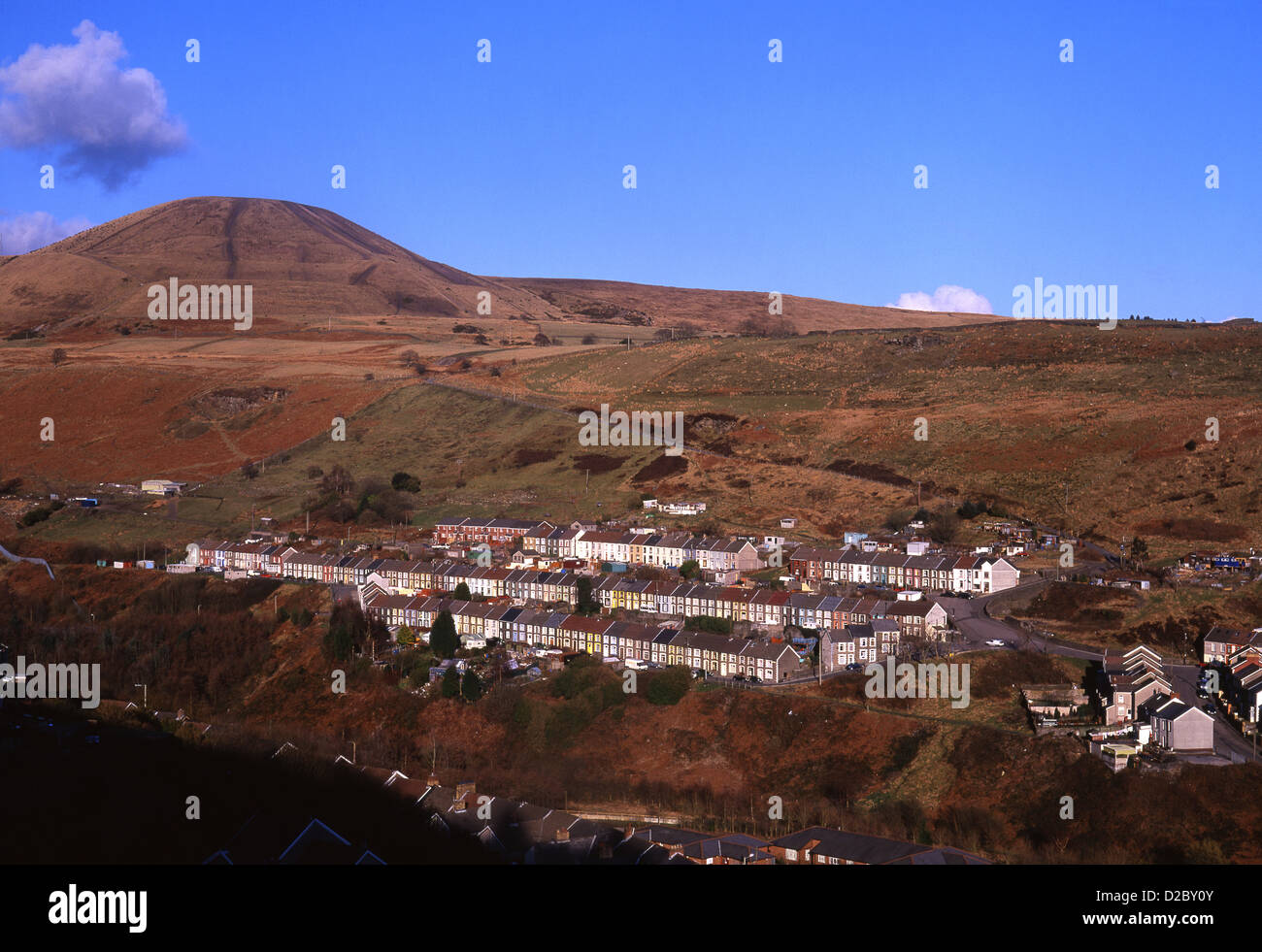 Stanleytown Village in Rhondda Fach valley Rhondda Cynon Taff Valleys