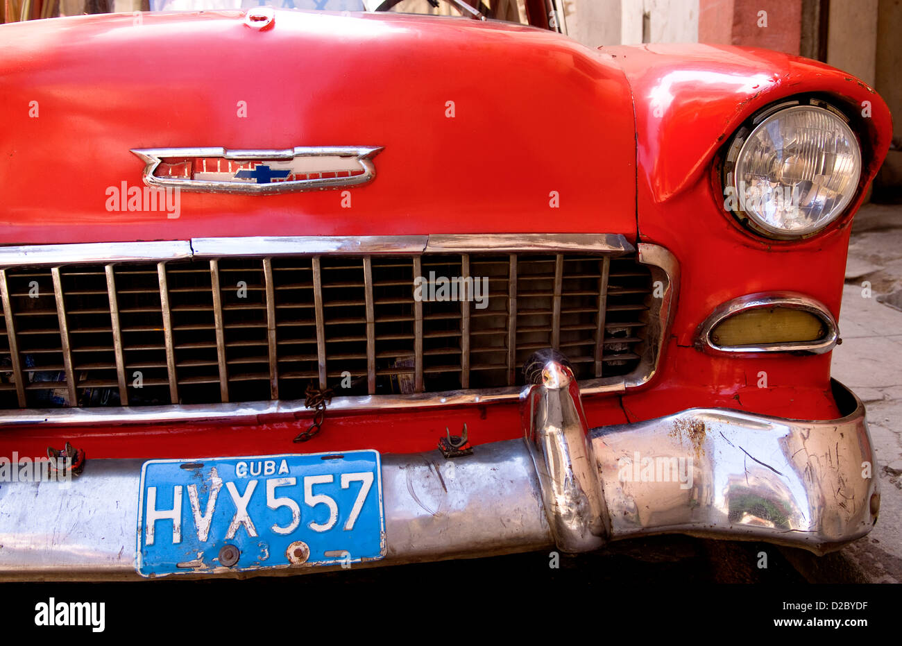 Havana, Cuba, Old Classic Chevy Stock Photo - Alamy