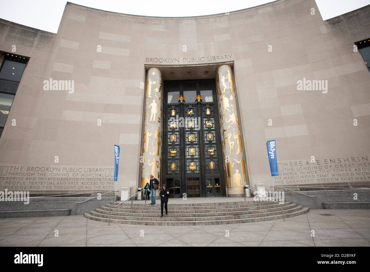 The Brooklyn Public Library in Brooklyn in New York Stock Photo Alamy