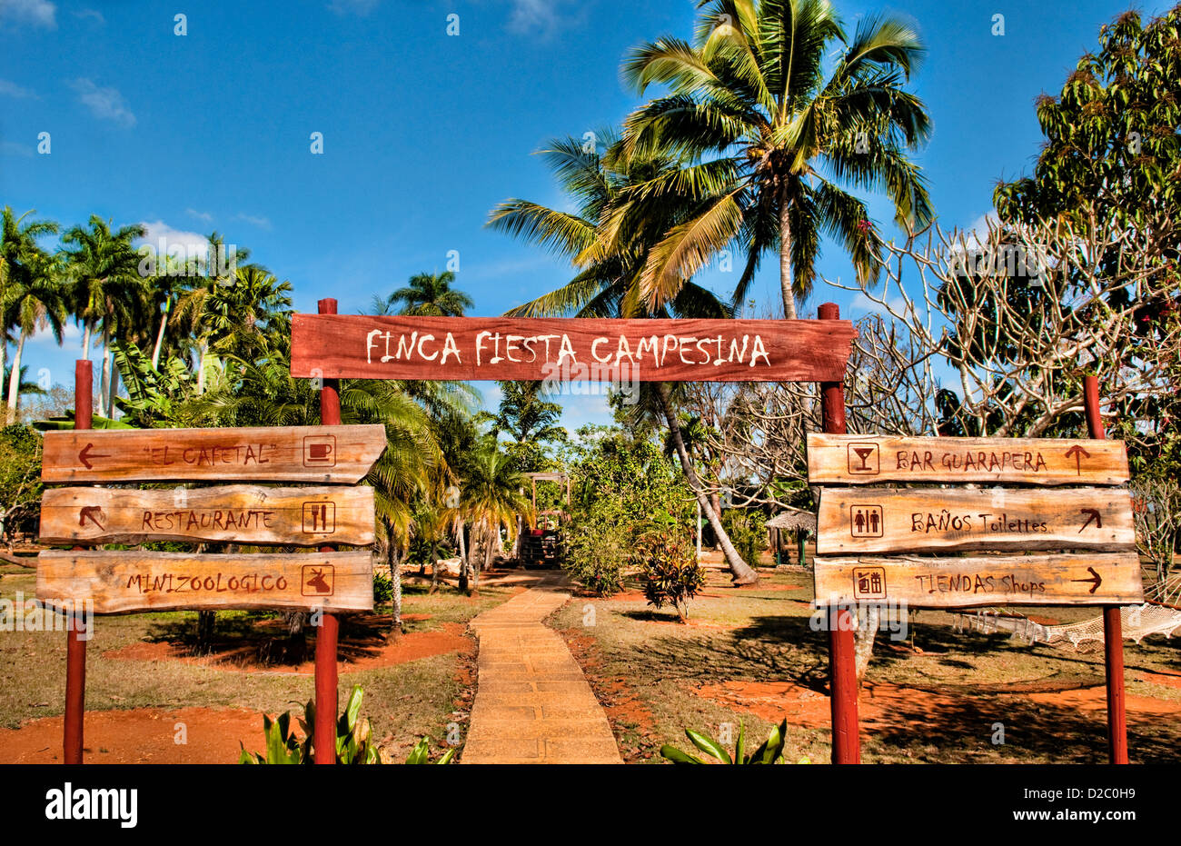 Finca Fiesta Campesina In Park Outside Of Havana, Cuba Stock Photo