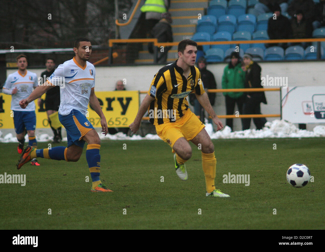 Southport played host to Mansfield in the BlueSquare Premier, although ...