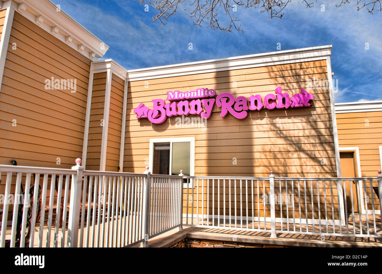 World Bunny Ranch In Carson City, Nevada. House Of Prostitution Stock Photo