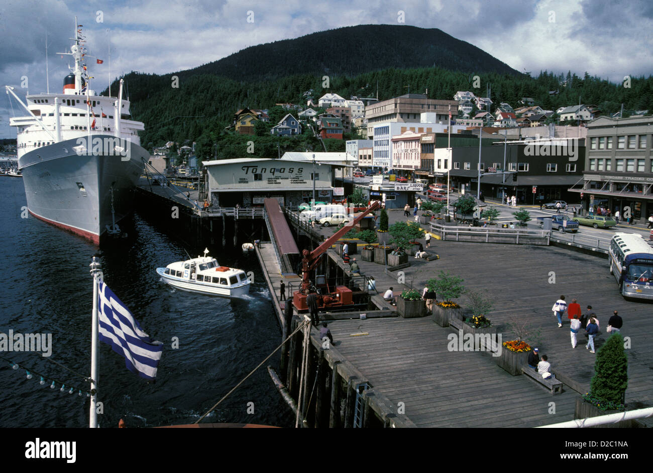 Alaska, Ketchikan. Harbor Stock Photo Alamy