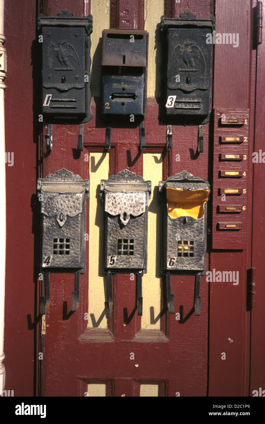 Mailboxes Stock Photo