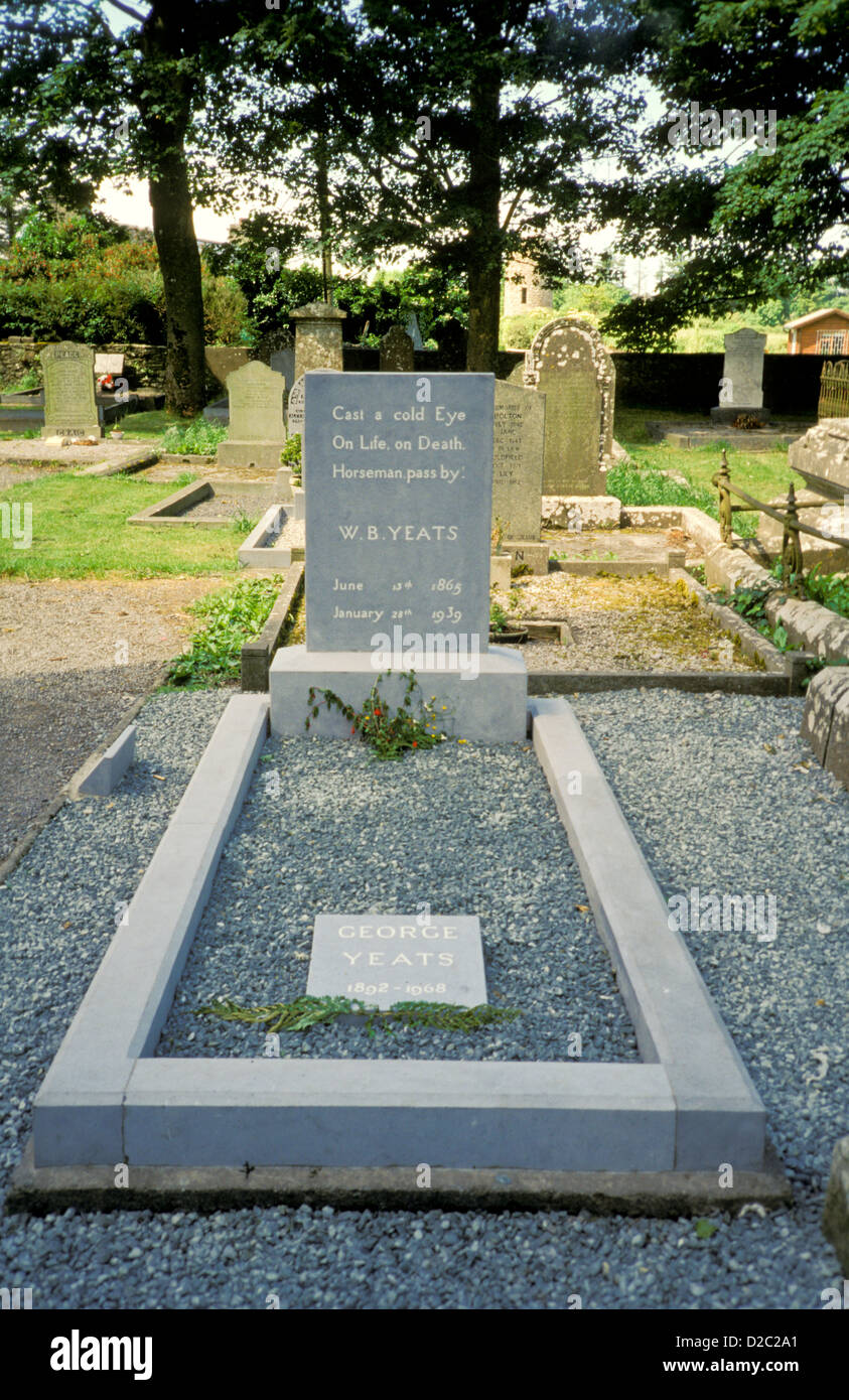 Ireland, Sligo County. W. B. Yeats Grave Stock Photo - Alamy