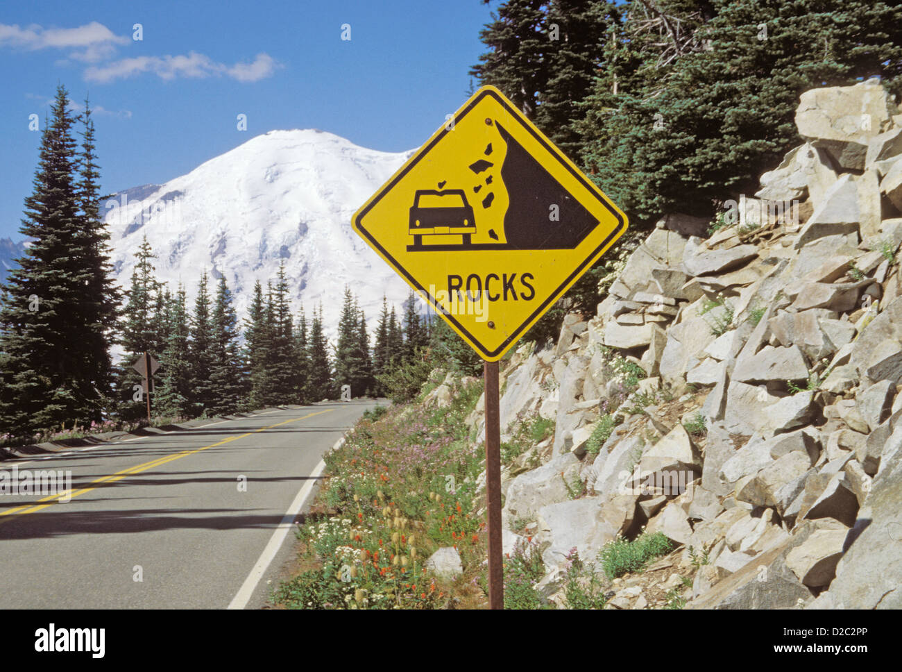 Mt rainier national park sign hi-res stock photography and images - Alamy