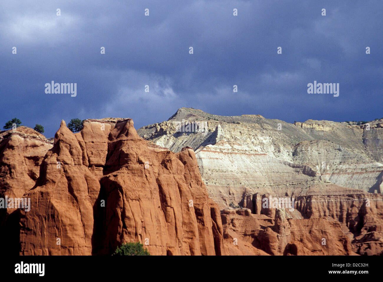 Utah. Kodachrome Basin State Park. Approaching Storm. Stock Photo