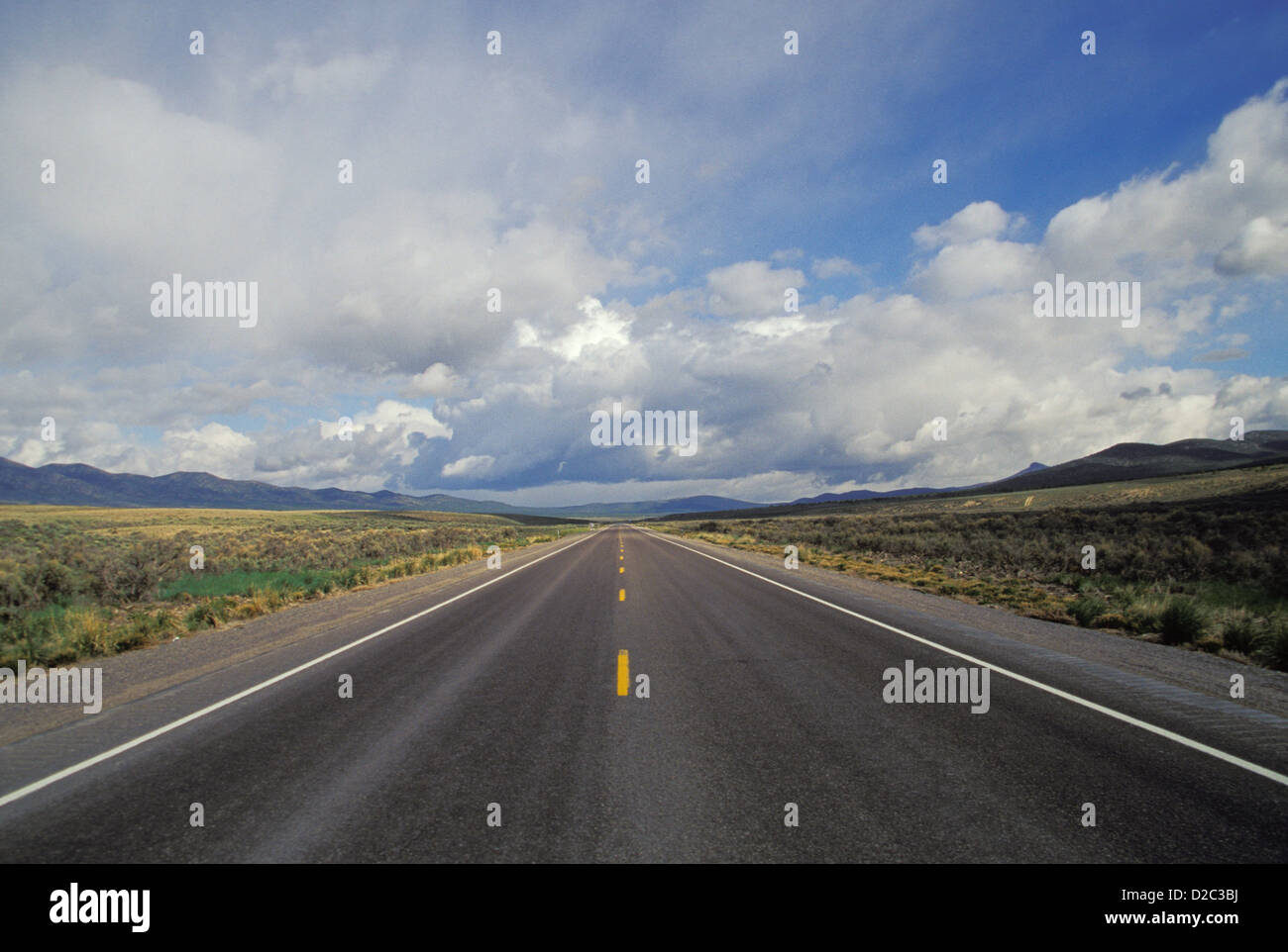 Nevada. White Pine County. Highway 50. Stock Photo