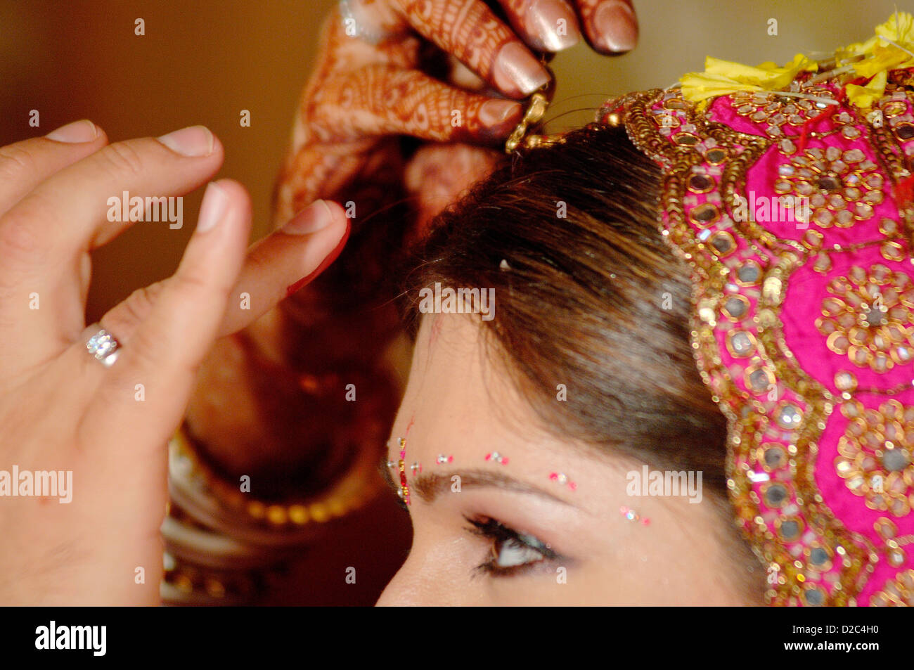 South Asian Hindu Wedding Ceremony, Bombay Mumbai, Maharashtra, India