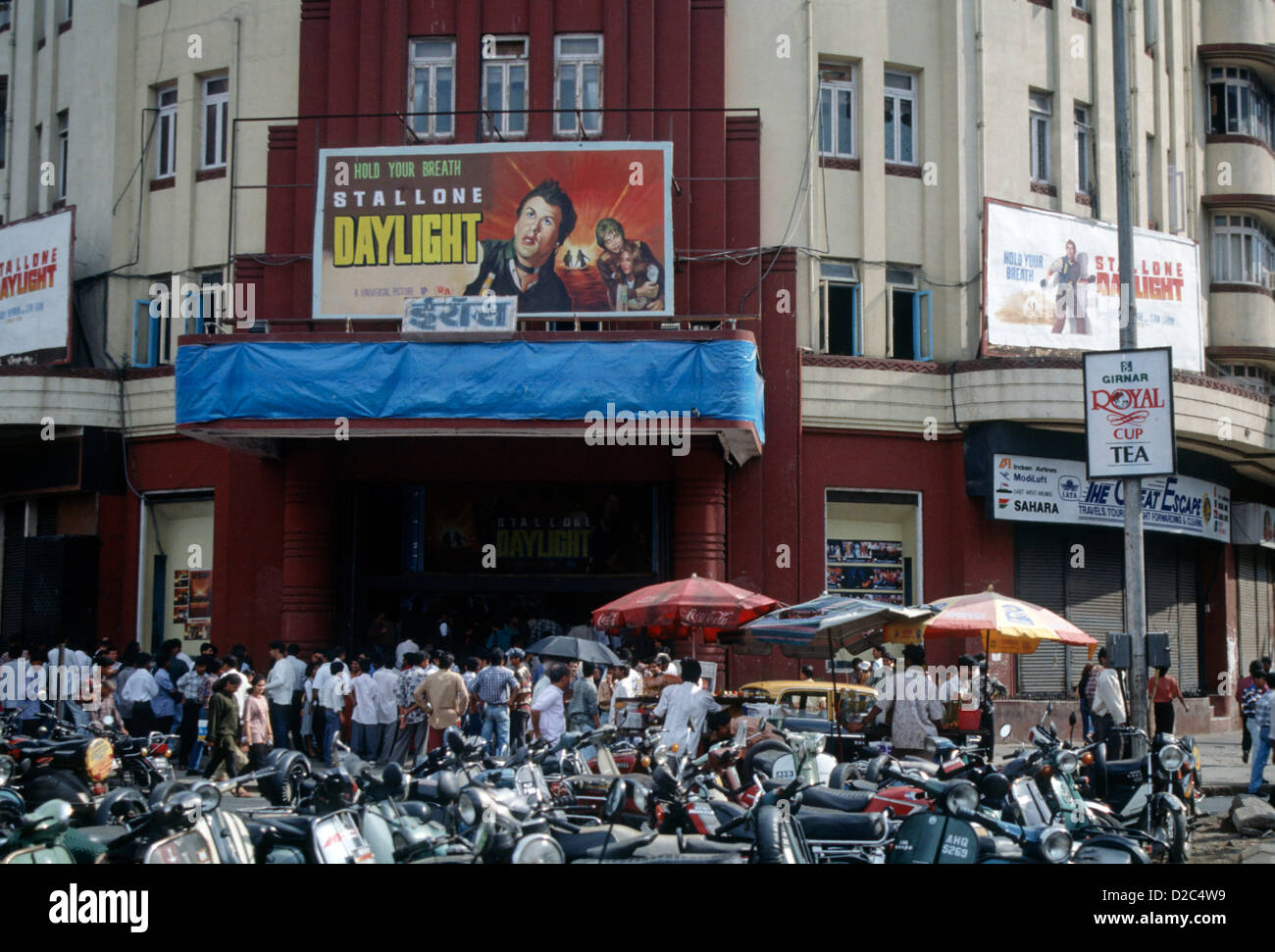 Eros Theater, Churchgate, Bombay, Mumbai, Maharashtra, India Stock Photo