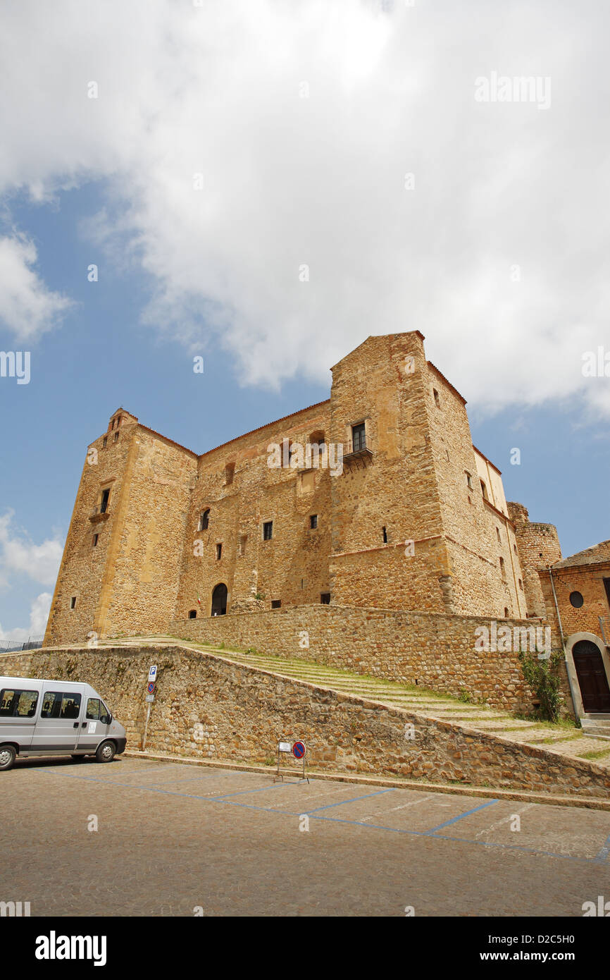 The Castle, Castelbuono, Sicily, Italy Stock Photo