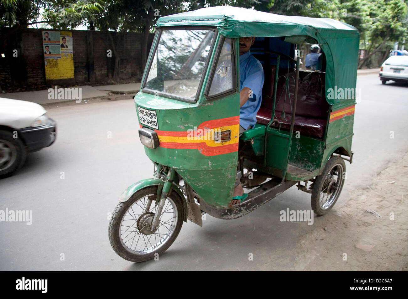Green Auto Rickshaw. Dhaka, Bangladesh Stock Photo Alamy