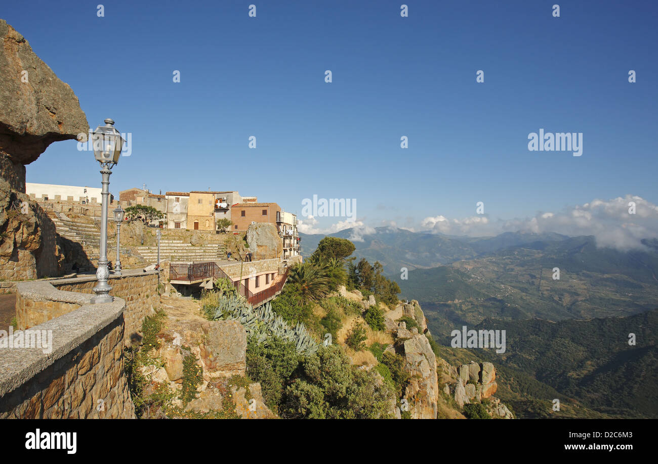 Pollina, Sicily, Italy Stock Photo