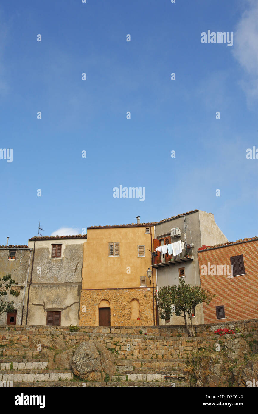 Pollina, Sicily, Italy Stock Photo