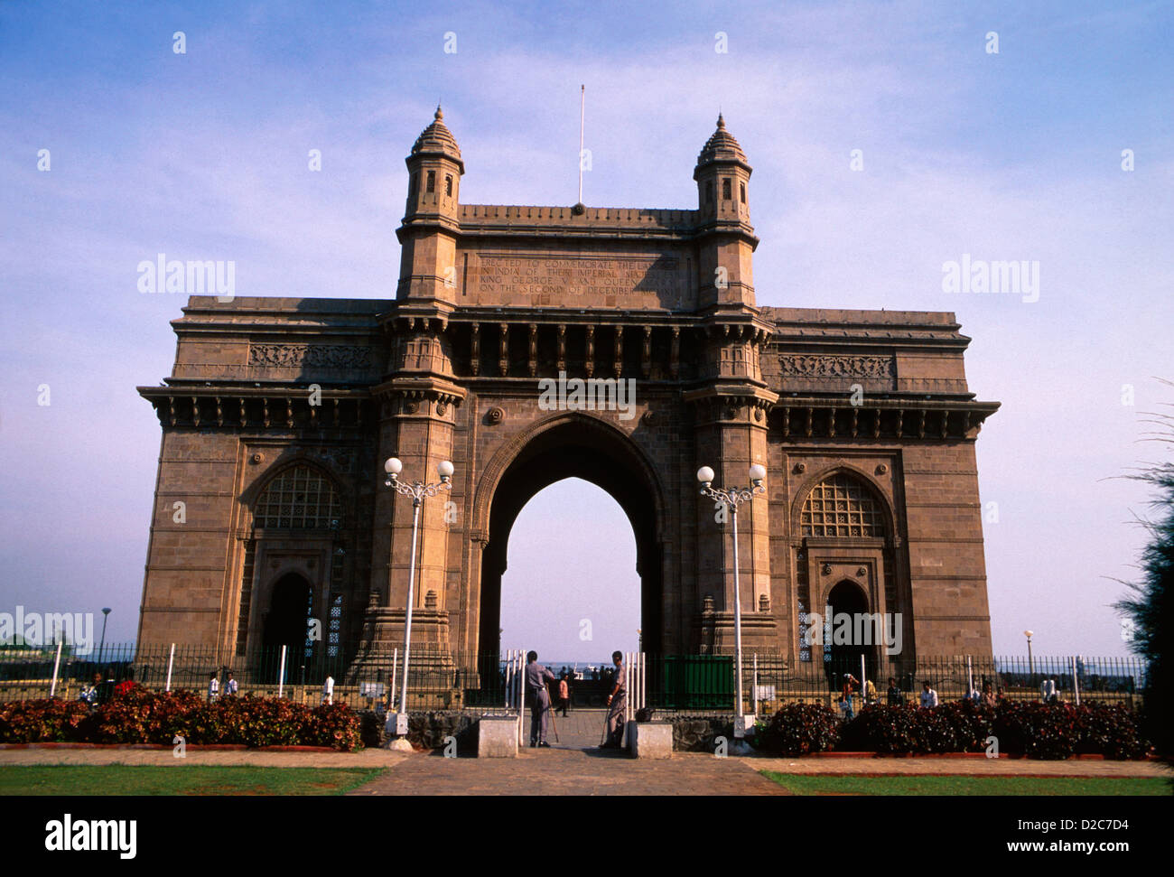 India, Maharashtra, Mumbai, Bombay. Gateway Of India, Front View, Built 1911 By George Wittet Stock Photo