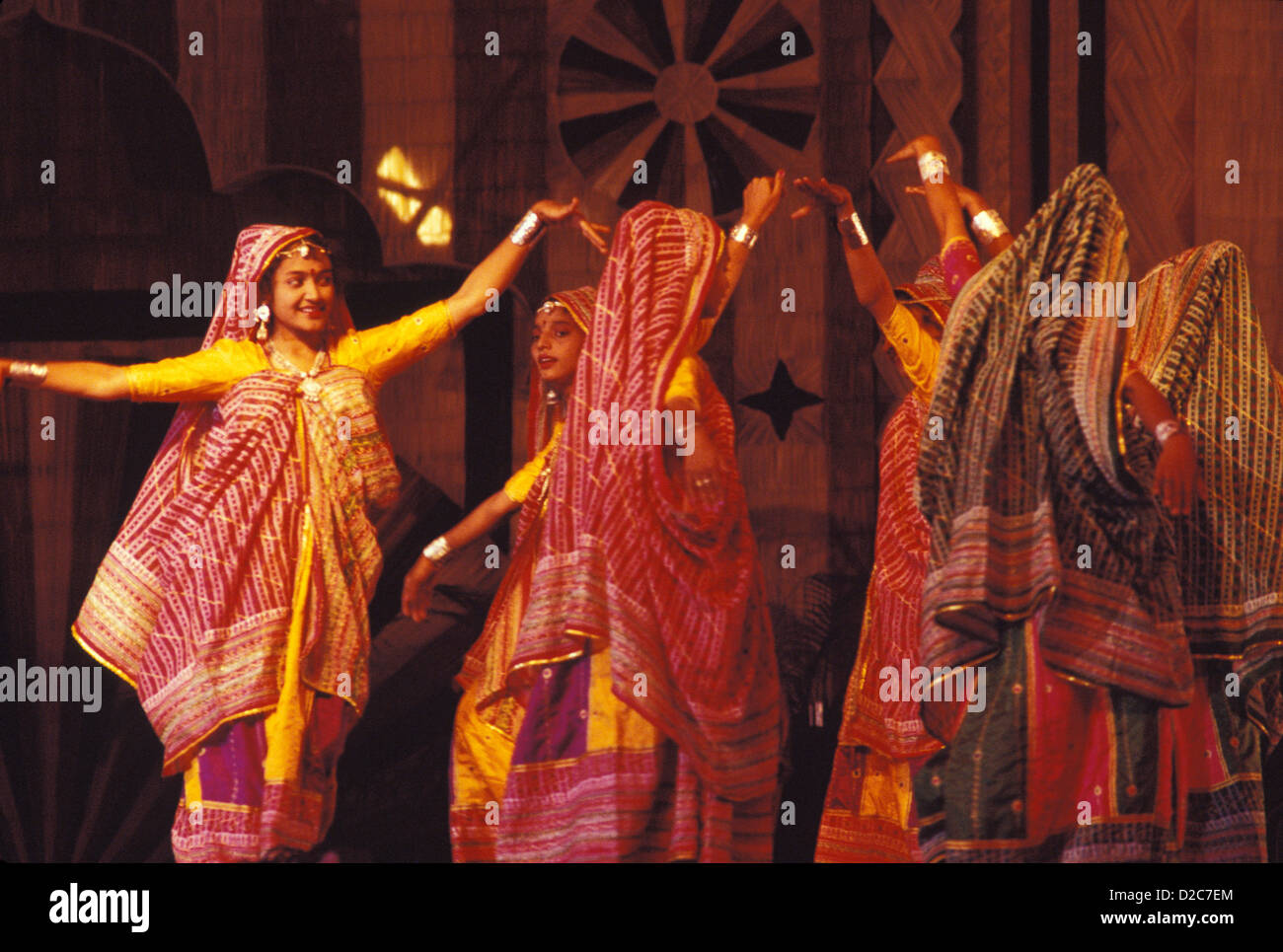 India, Gujarat. Garba Folk Dance Stock Photo - Alamy