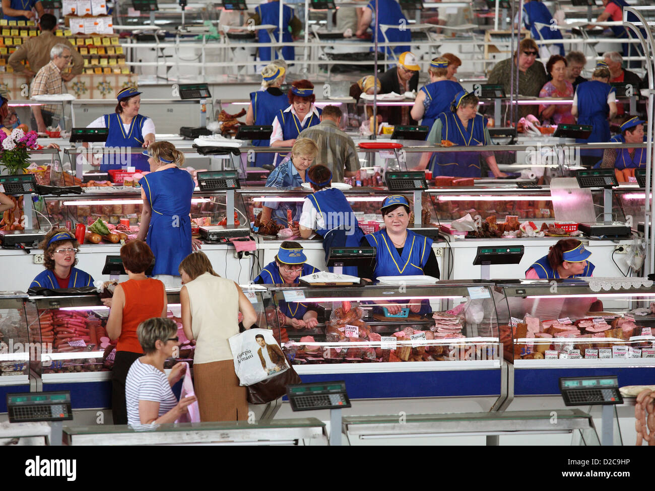 Minsk, Belarus, in a market hall in Minsk Stock Photo - Alamy