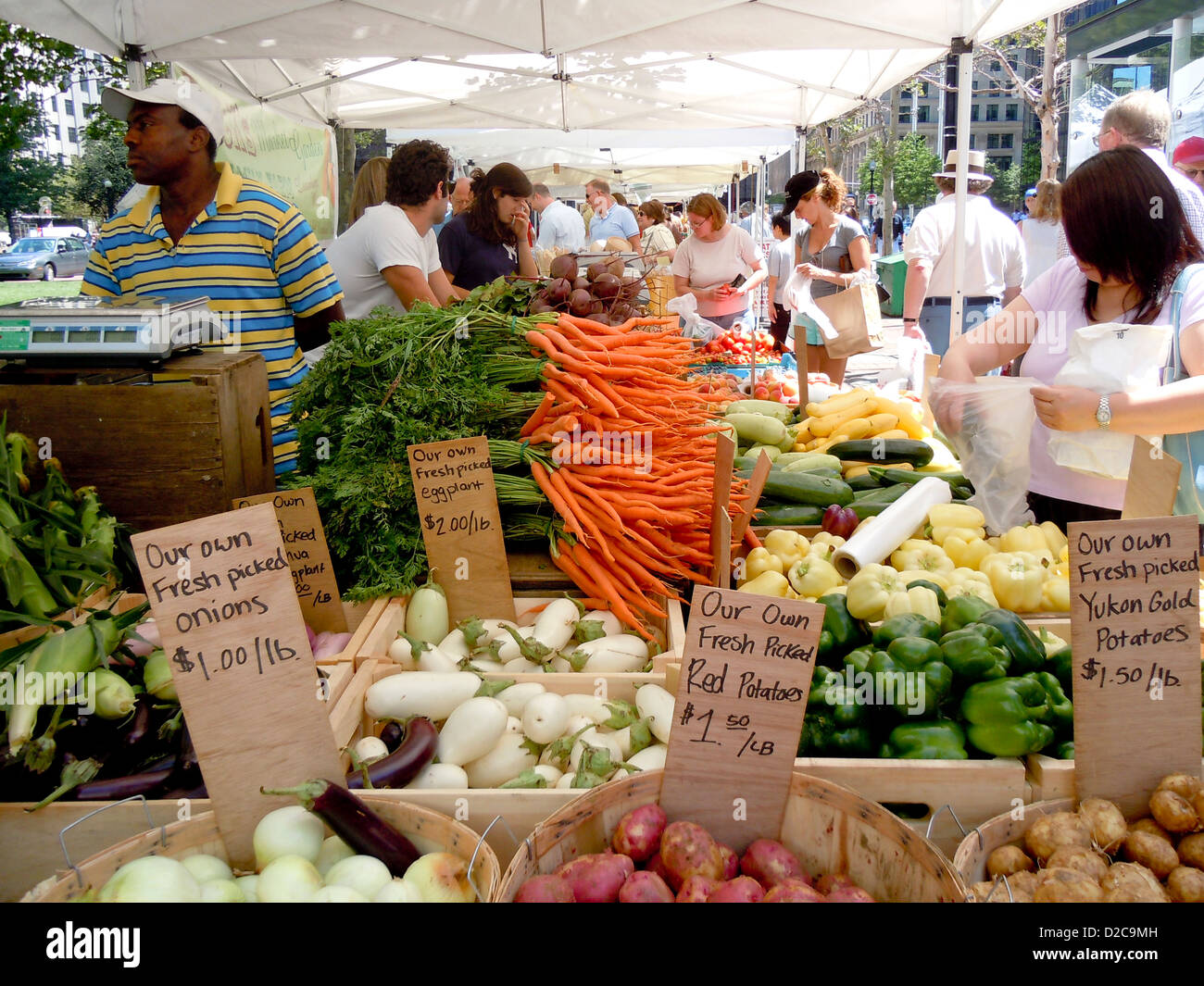 Farmers Market, Boston, Massachusetts Stock Photo Alamy