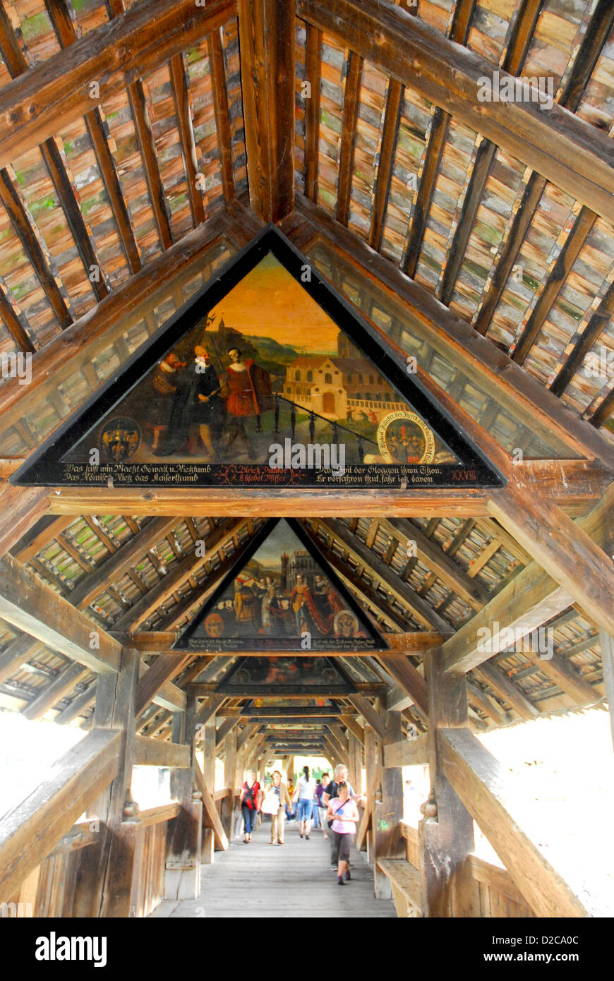 Lucerne chapel bridge paintings hires stock photography and images Alamy