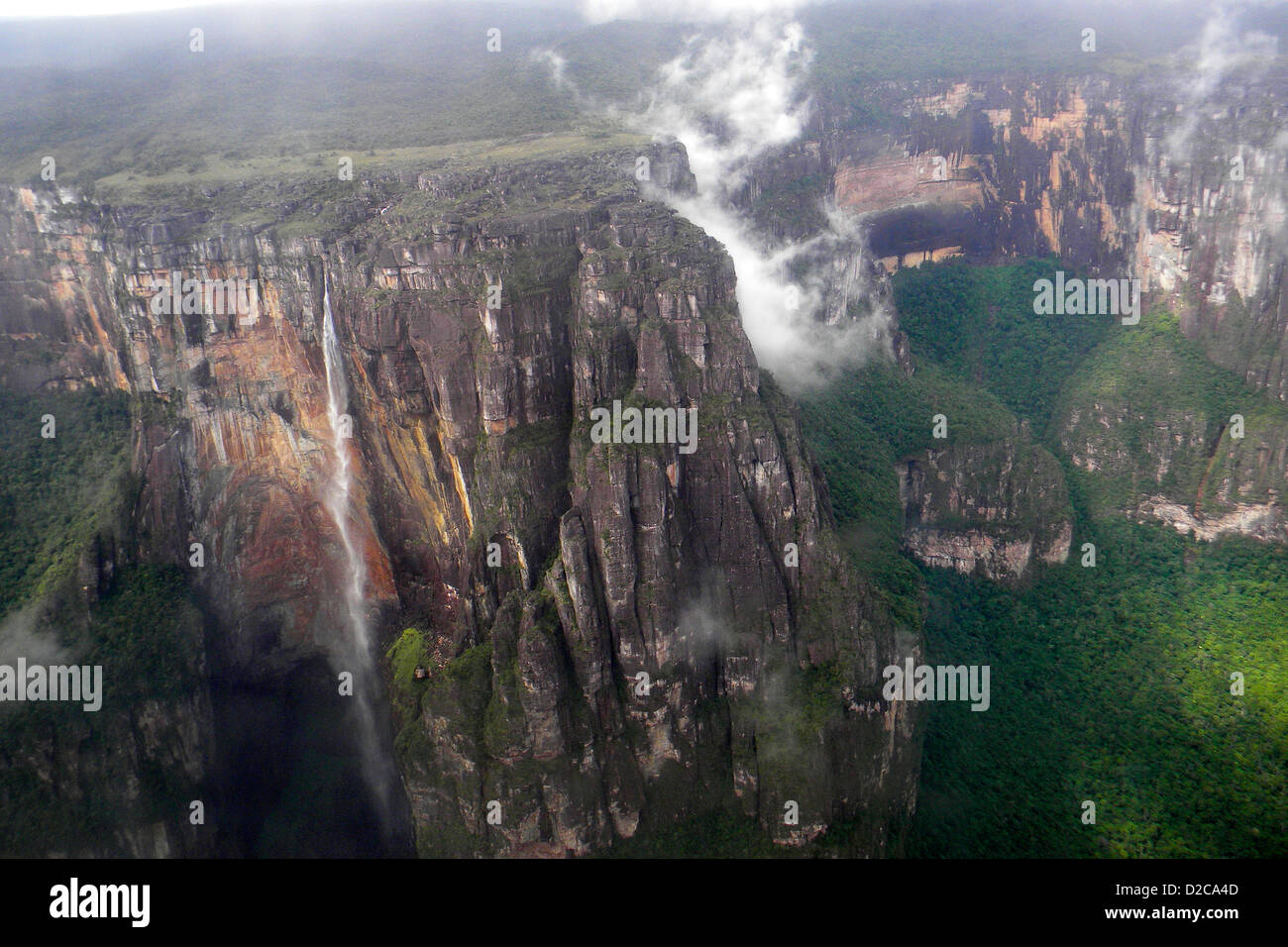 Venezuela, Canaima, Salto Angel waterfall Stock Photo - Alamy