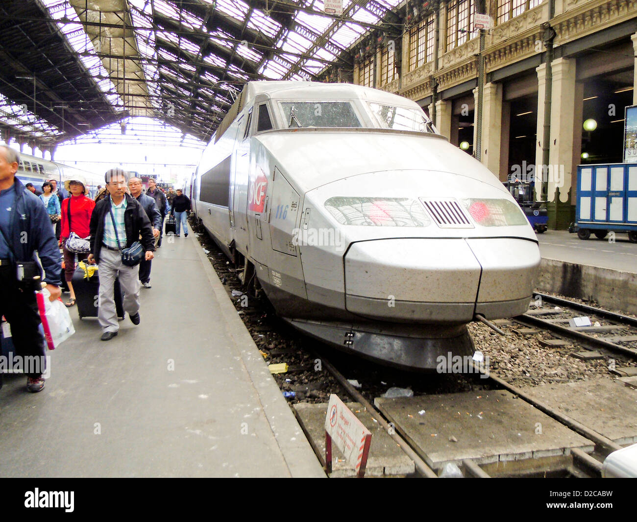 Fast Train, Paris, France Stock Photo