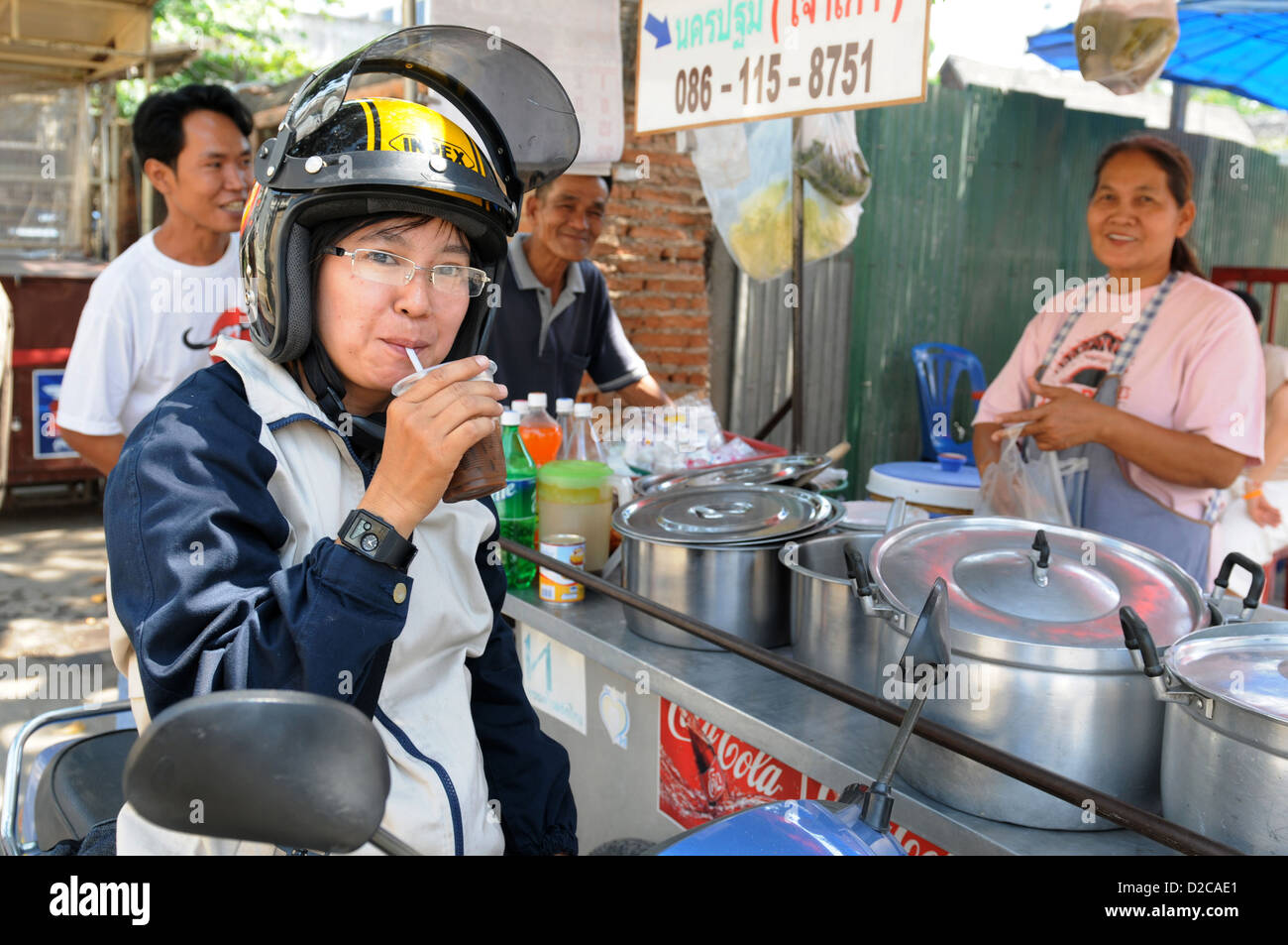 Chiang Mai, Thailand, at the street food stall Stock Photo - Alamy