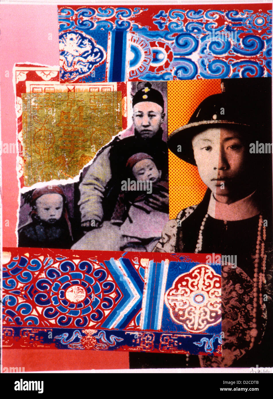 Last Emperor. Photo Collage. Stock Photo
