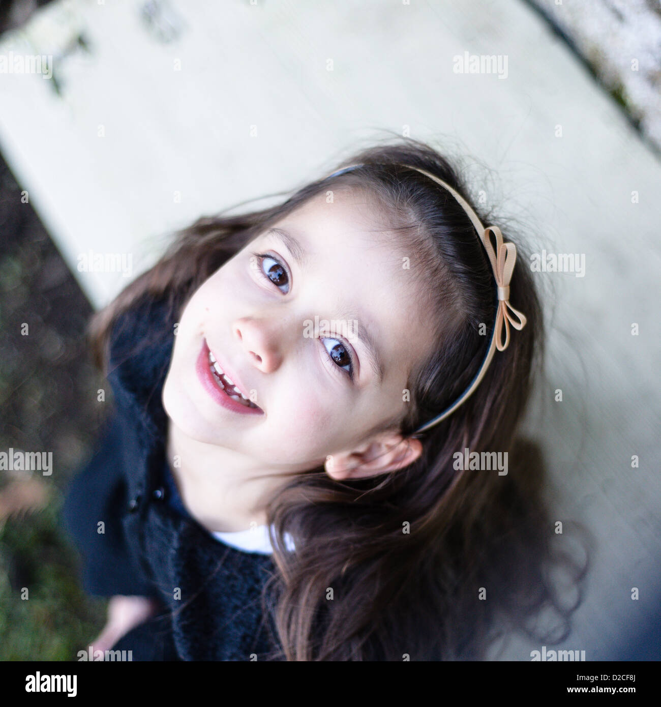 portrait of little girl outdoors Stock Photo - Alamy