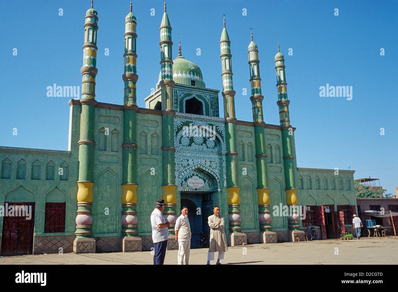 Great Friday Mosque, Turpan, Xinjiang province, China Stock Photo
