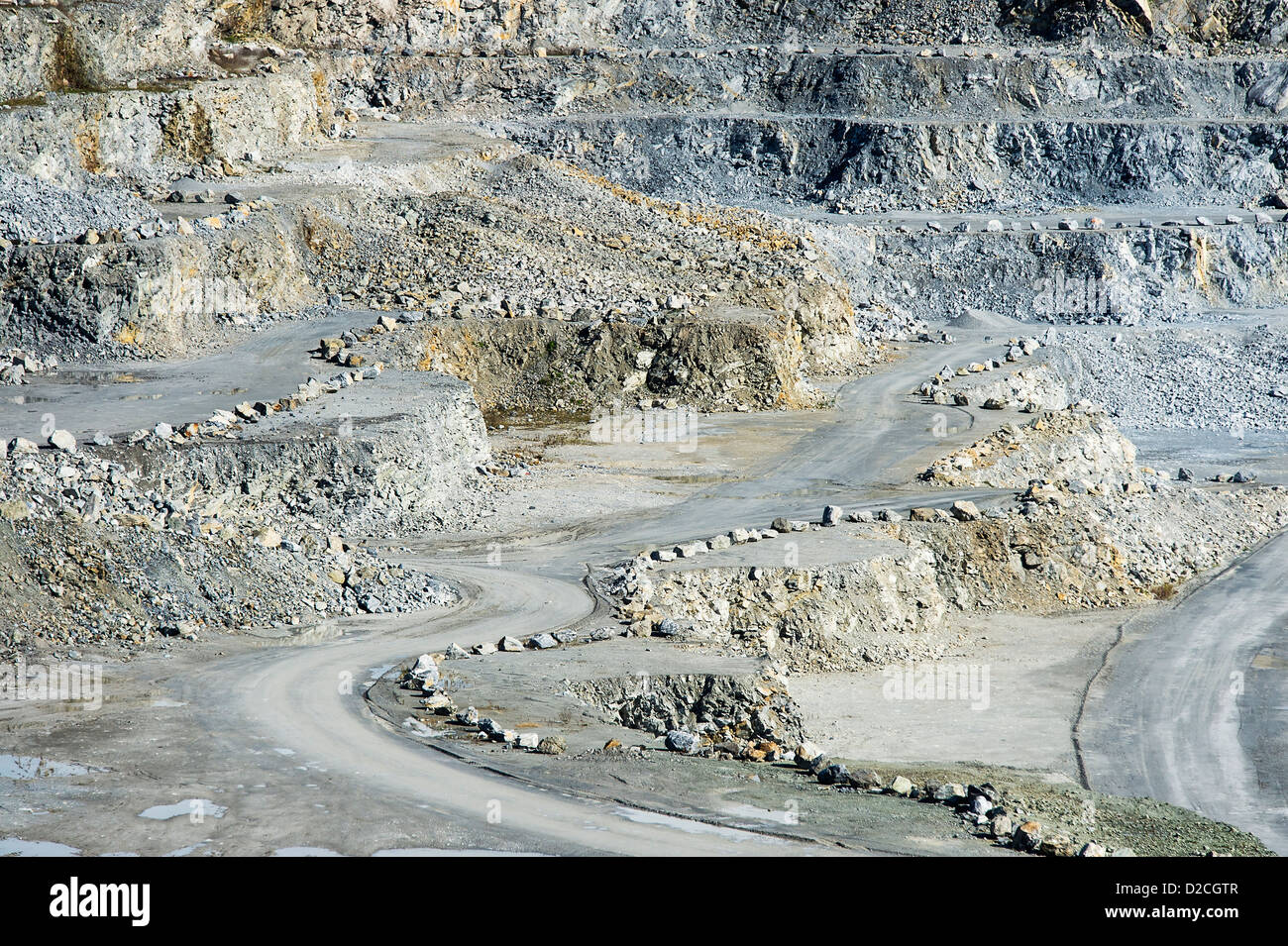 Open pit granite quarry, Maine, USA Stock Photo Alamy