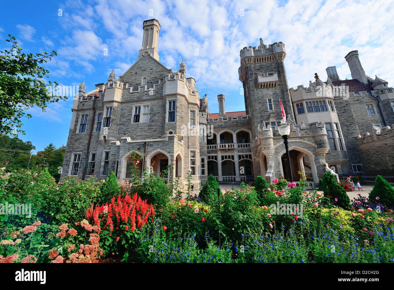Casa Loma exterior view Stock Photo Alamy