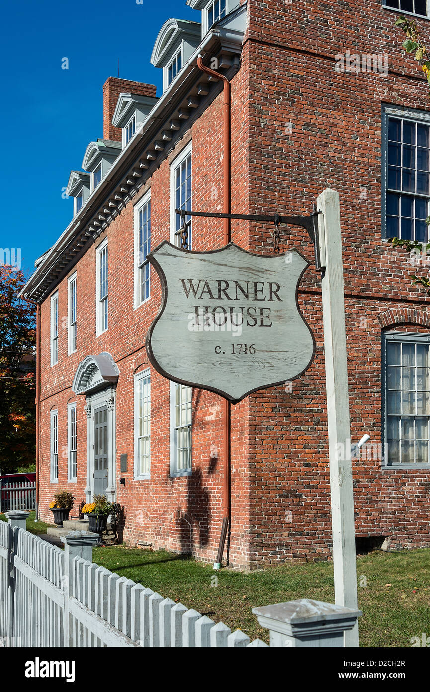 Historic Warner House, Portsmouth, New Hampshire, USA. c. 1716 Stock