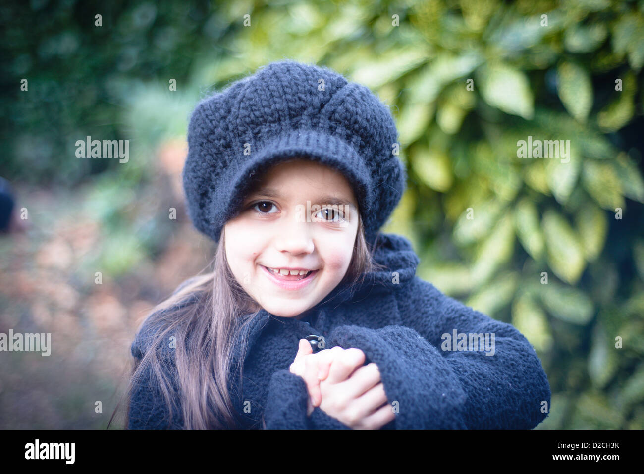 portrait of little girl outdoors Stock Photo - Alamy