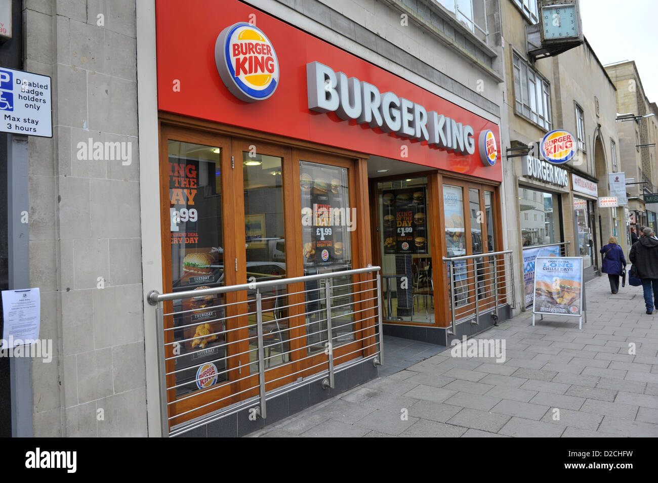 Burger King Restaurant On High Stock Photos Burger King