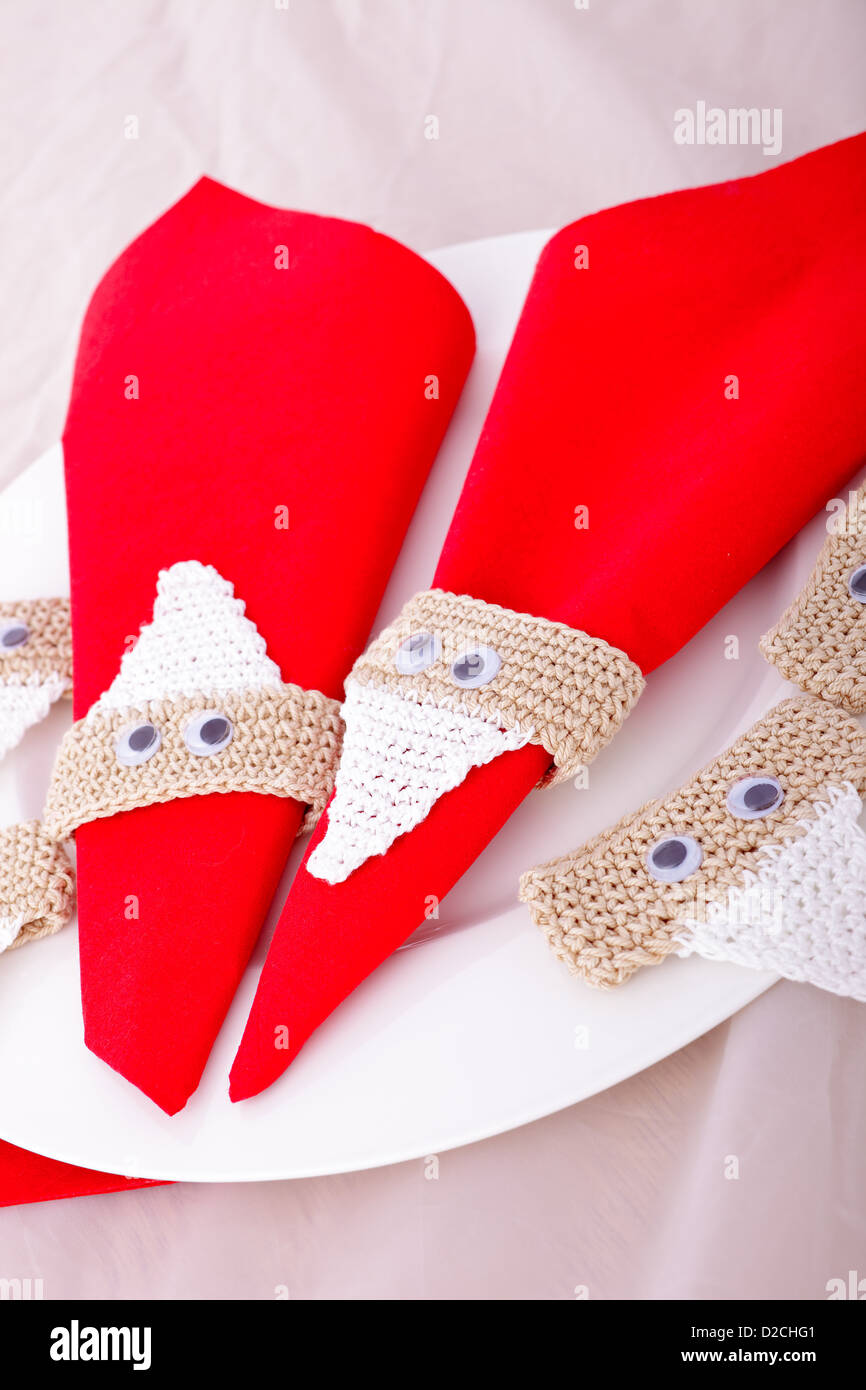 Christmas napkin rings hires stock photography and images Alamy